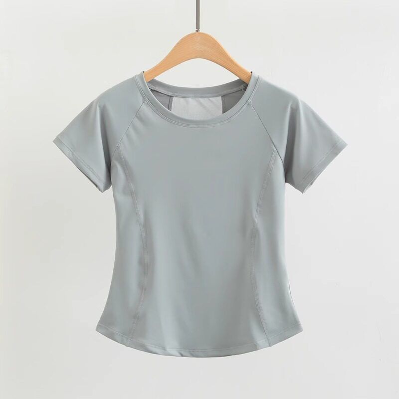 Pilates Yoga Morning - Dames Fitness Yoga Kleding Korte Mouw