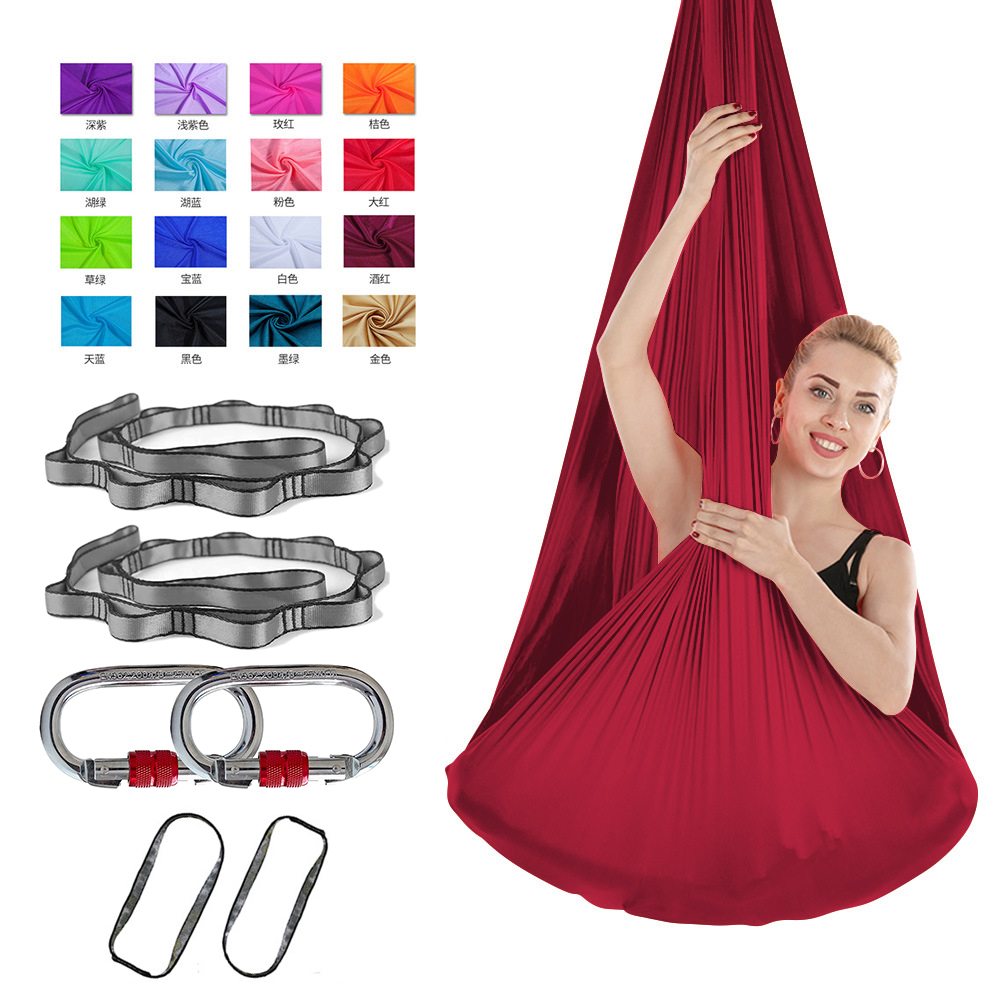 Aerial Silk Hammock - FITNESS 4.37 Yards Aerial Yoga Hangmat