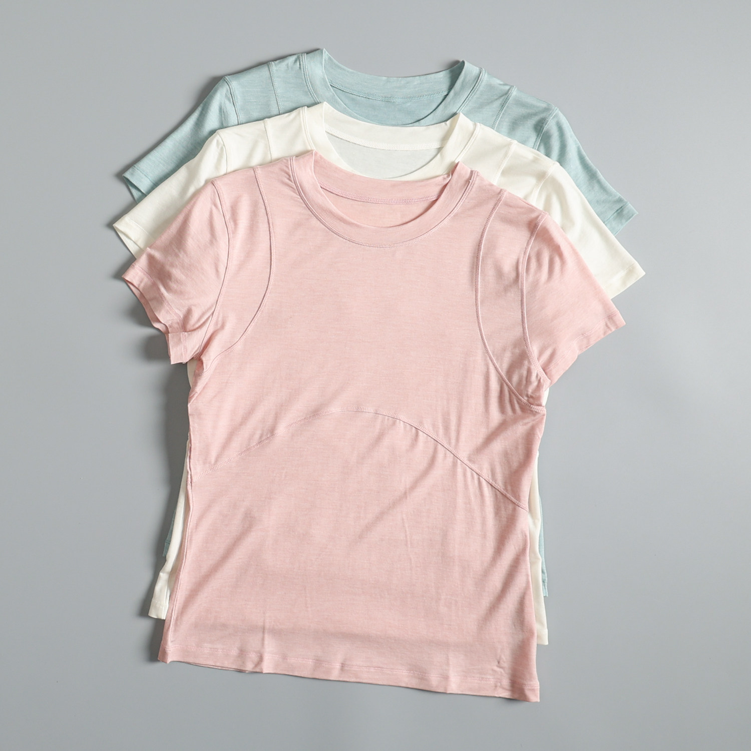 Pilates Yoga Morning - Ademend dun yoga-T-shirt voor dames, zomer,