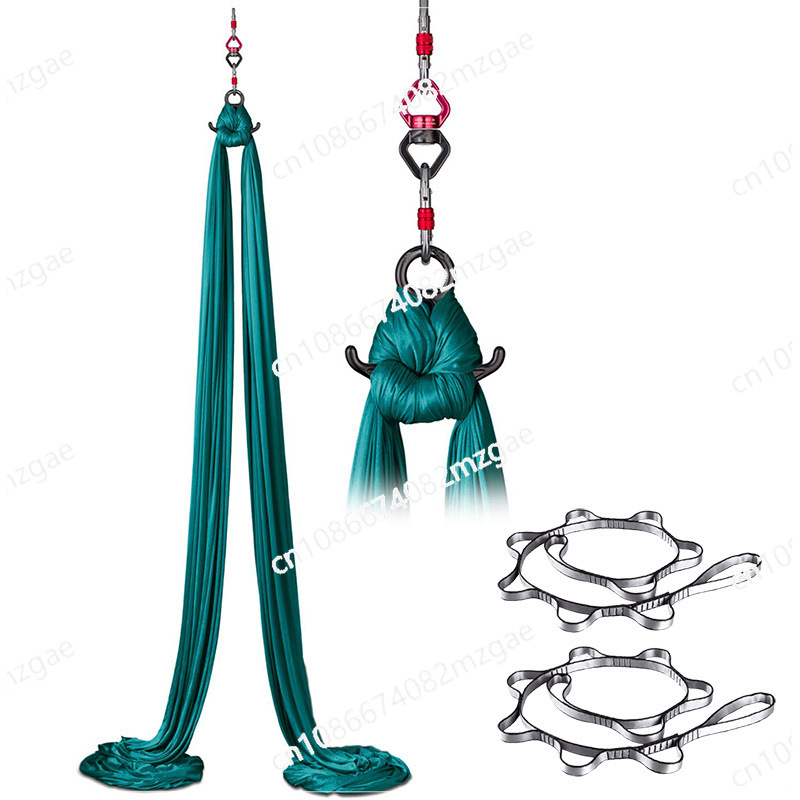 Aerial Silk Hammock - Zijden stretch antenne yoga hangmat, thuis