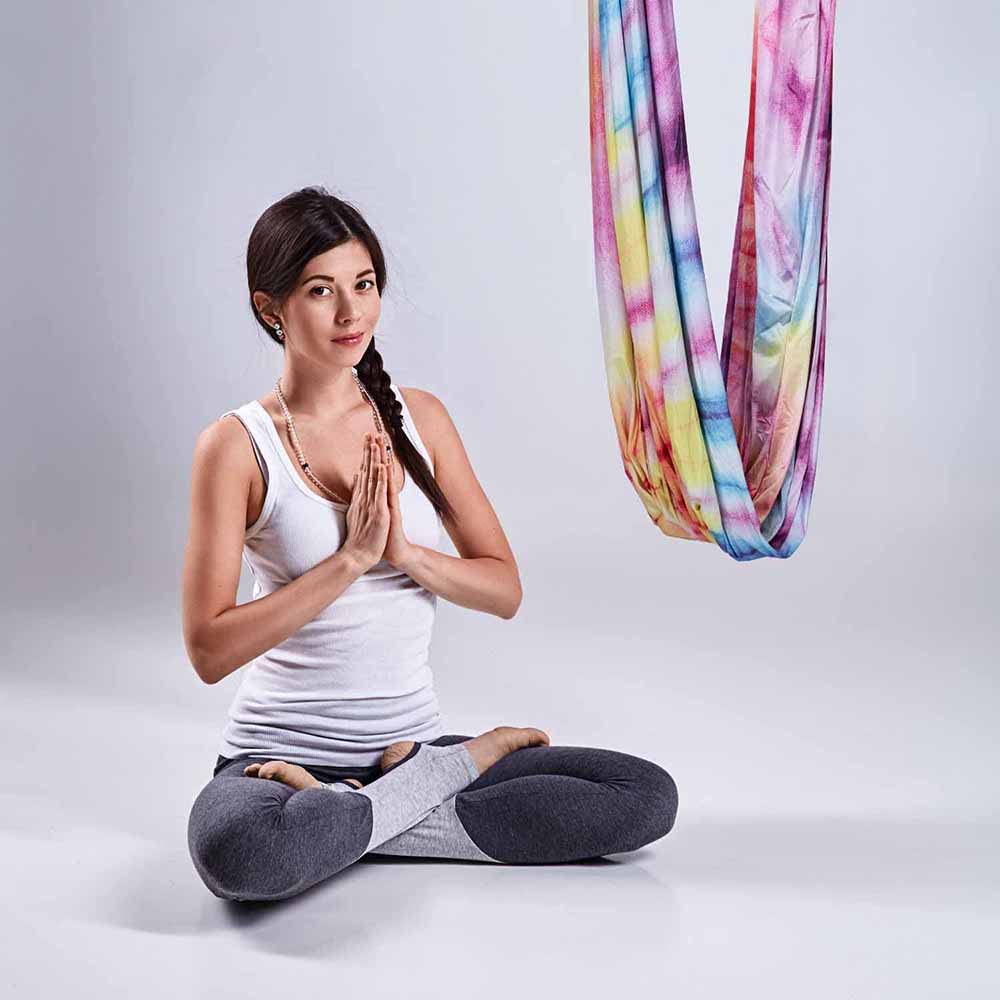 Aerial Silk Hammock - 9 Yards Aerial Silks Kit Kleurrijke