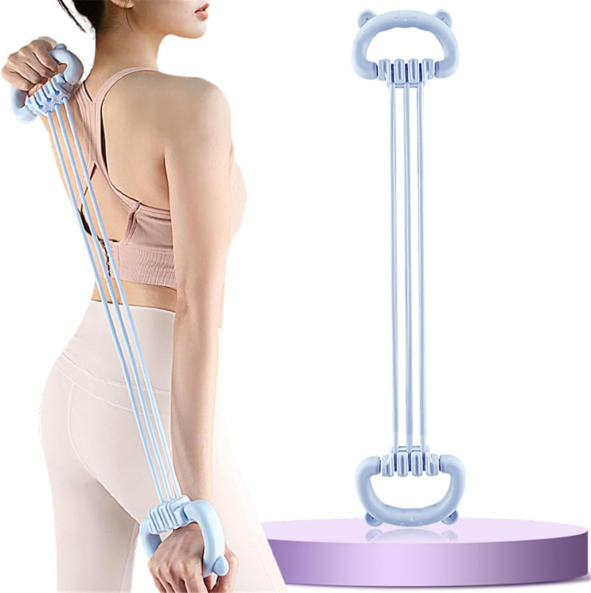 Pilates Yoga Tone - Figuur 8 weerstandsbanden voor vrouwen en