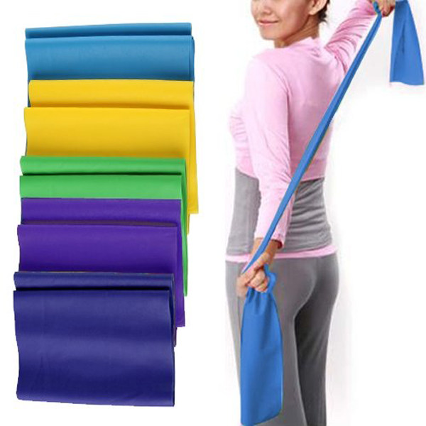 Pilates Yoga Tone - 1,5 m Yoga Pilates-weerstandsband Stretch Fitnessband
