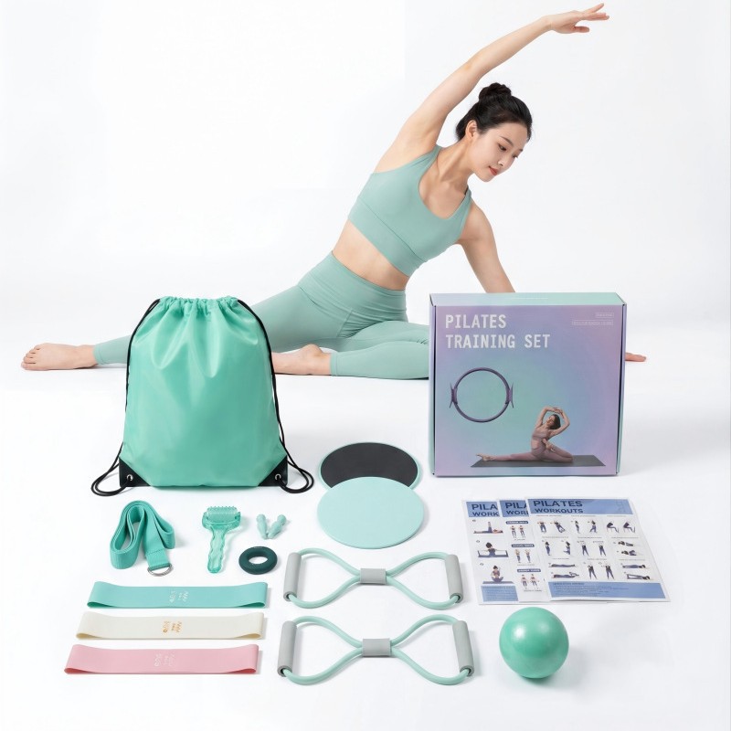 Pilates Yoga Tone - Pilates Ring Set, weerstandstrainingscirkel, spierversterkende magische
