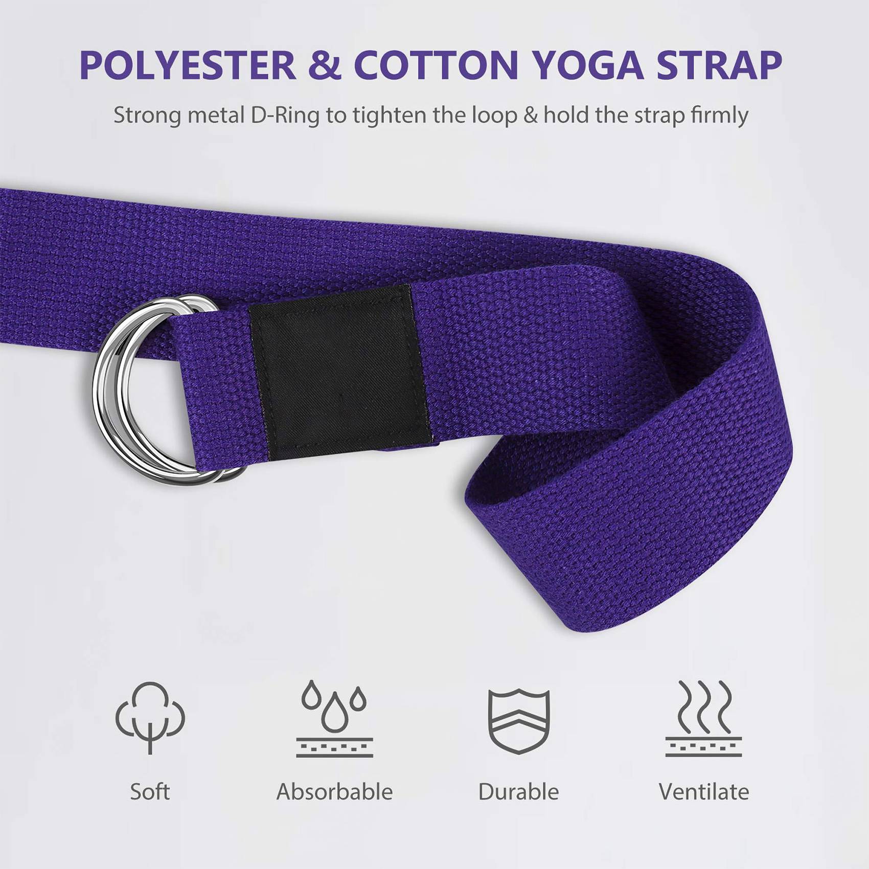 Pilates Yoga Tone - AEB0-Yoga blok- en yogariemset EVA-schuim Zachte