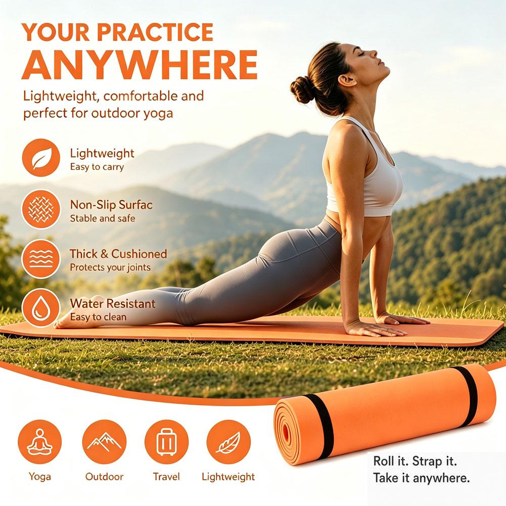 180x50cm Yoga Matten Anti-slip - Pilates Yoga Matte recensie en prijs