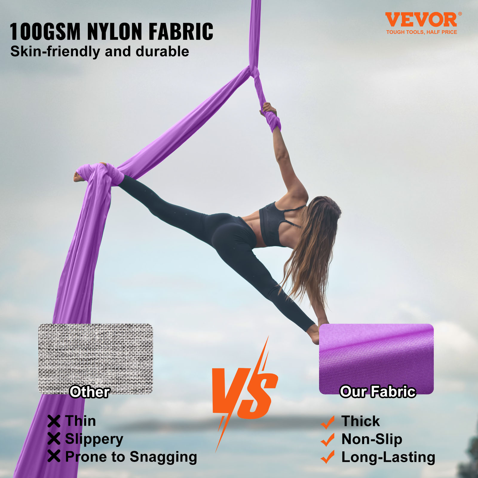8.7/11Yards Aerial Yoga Hangma - Aerial Silk Hammock recensie en prijs