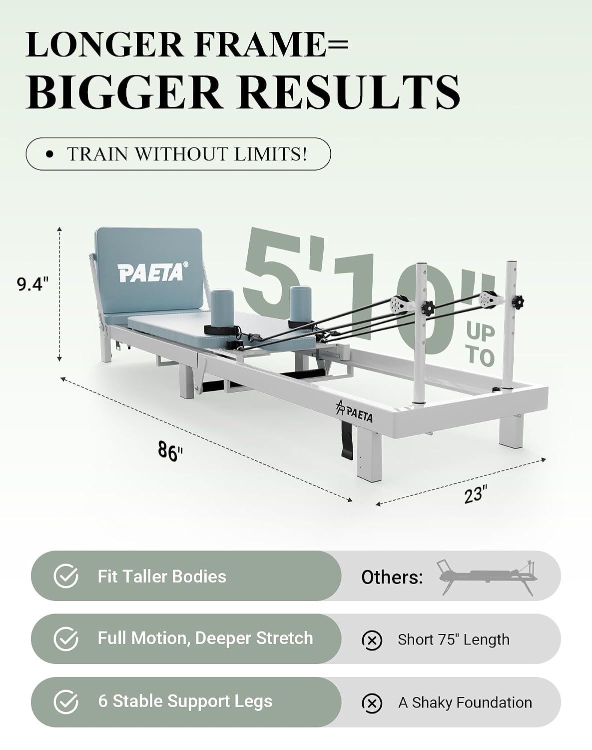 Vouwbare Pilates Reformer Mach - Pilates Reformer Spring recensie en prijs