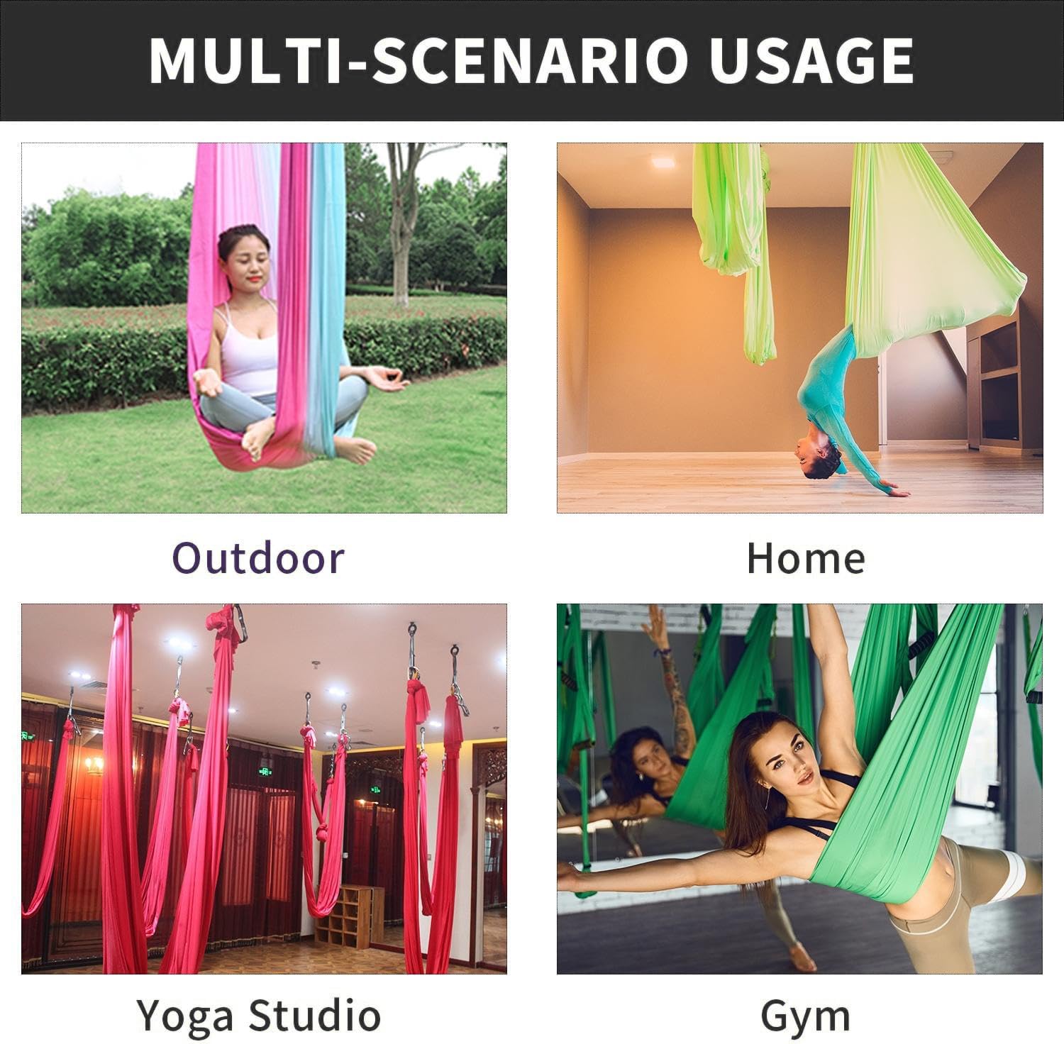 FITNESS 4.37 Yards Aerial Yoga - Aerial Silk Hammock recensie en prijs