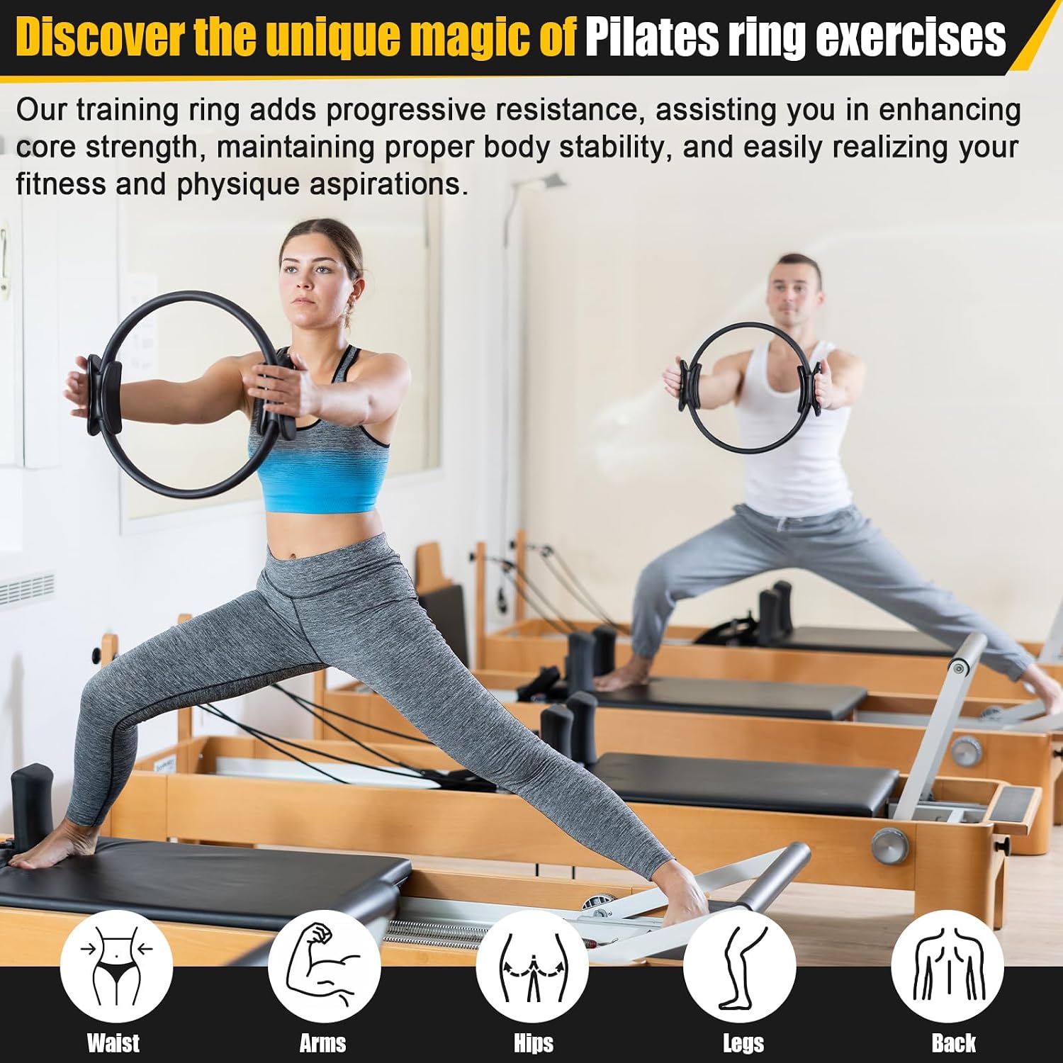 18-delige Pilates Ring- en Bal - Pilates Yoga Tone recensie en prijs