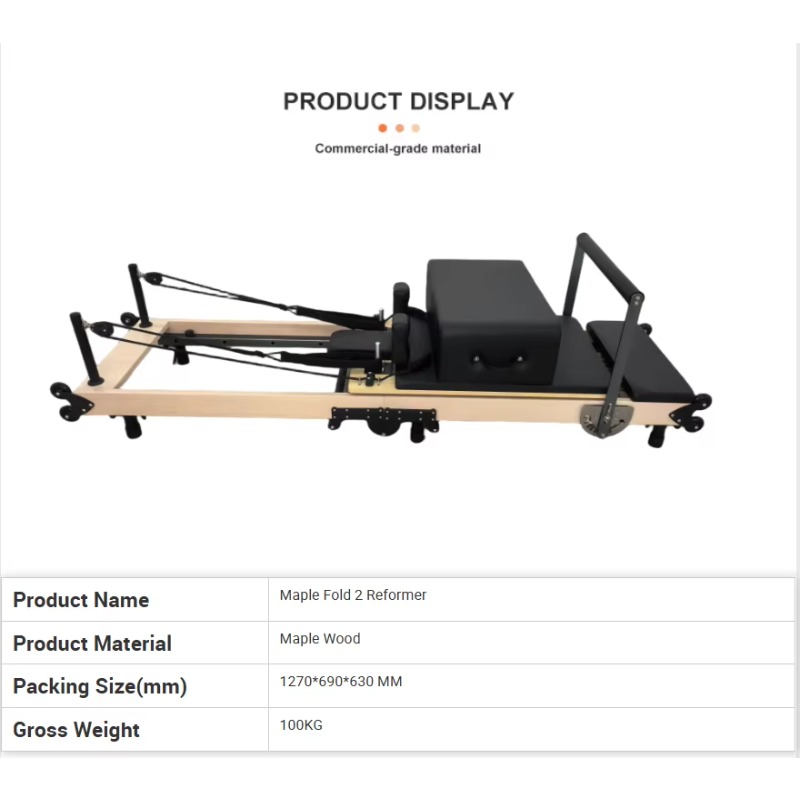 Zware Maple Pilates Reformer,  - Pilates & Yoga Tina Fehrenbach recensie en prijs