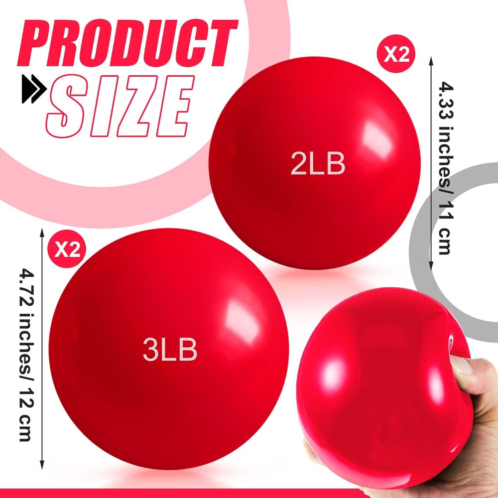 1lb-5lb Gewogen Toningballen v - Pilates Yoga Tone recensie en prijs