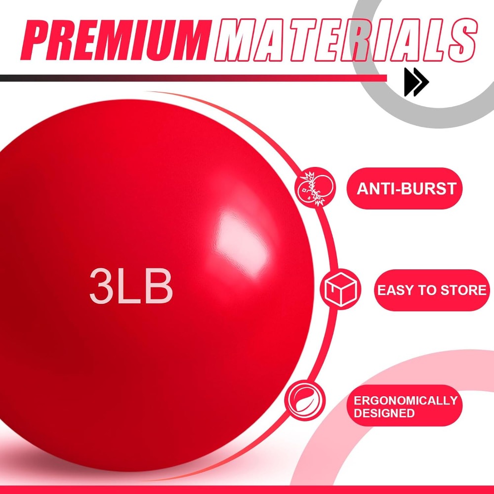 1lb-5lb Gewogen Toningballen v - Pilates Yoga Tone recensie en prijs