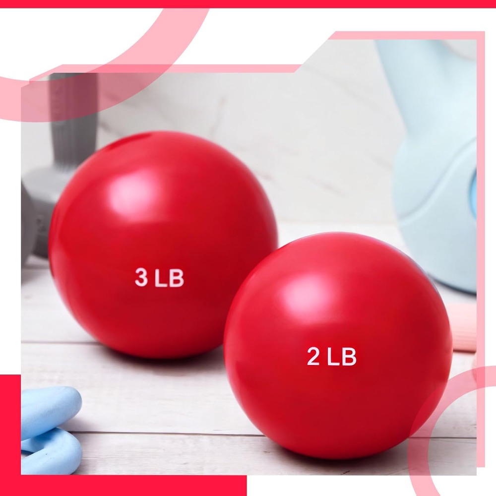 1lb-5lb Gewogen Toningballen v - Pilates Yoga Tone recensie en prijs