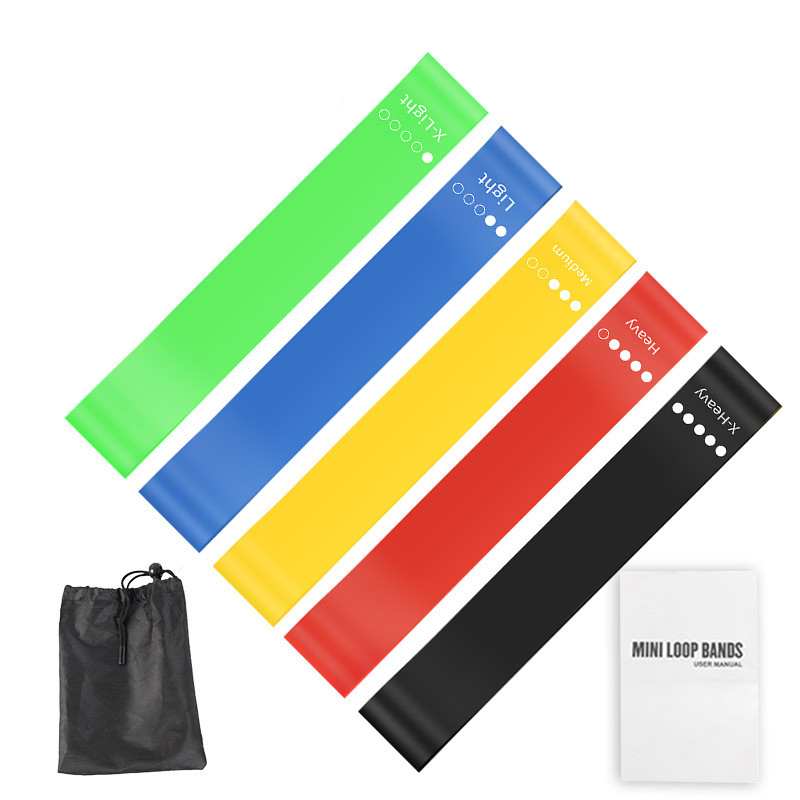 5-delige TPE weerstandsbandens - Pilates Yoga Kit recensie en prijs