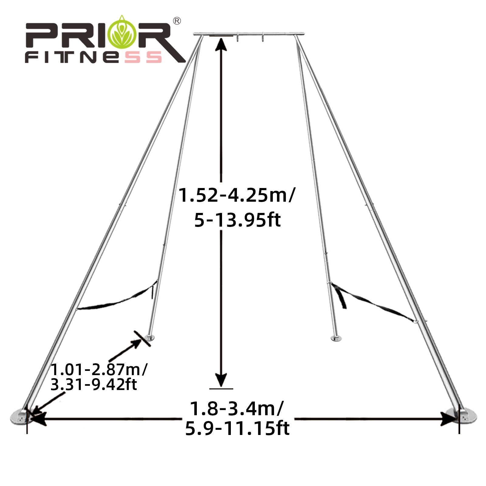 Upgrade 4,25 meter Aerial Rig  - Aerial Silk Hammock recensie en prijs